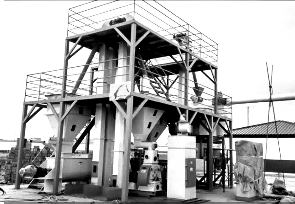 طراحی و ساخت خط تولید خوراک دام و طیور